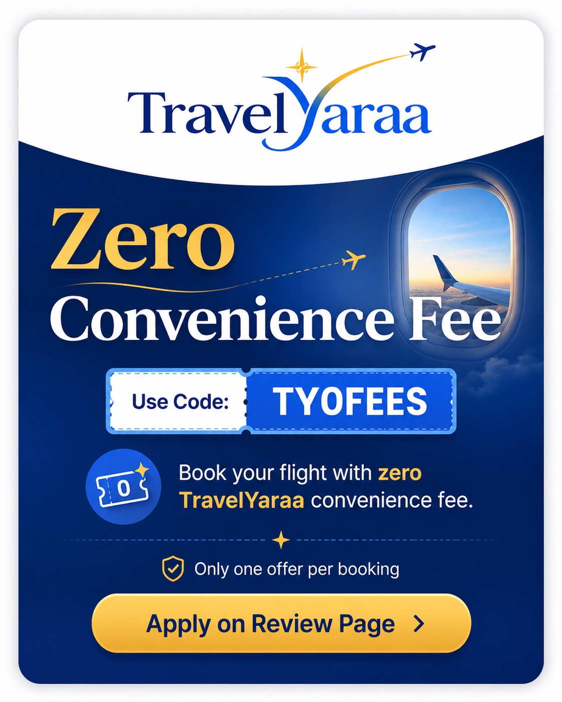 Zero Convenience Fee